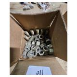 Bolts with nuts.  1/4" x 4 1/4"