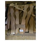 Approximately Oak Valances.