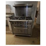 36" CPG Brand Commercial Propane Gas Stove.