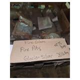 Fire Pit - Fire Glass. 75 Bags. 20 lbs each.