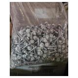 1 Large Bag Of White Roofing Screws.