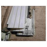 4 Square Hidden Vent White Soffit & Accessories.