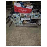 Pallet Of Curtain Rods & Hangers.