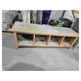 4 Cube Wood Storage Cabinet