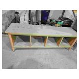 4 Cube Wood Storage Cabinet