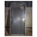 Commercial Walkthrough Metal Door.