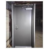 Commercial Walkthrough Metal Door.