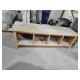 4 Cube Wood Storage Cabinet