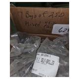 7 Bags Of Various Colors Roofing Screws.