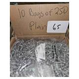 10 Bags Of Roofing Screws> Plain