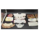 Ladies Crocheted Collars and Hankerchief