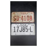 Two Tennessee Tags One Carter County #17