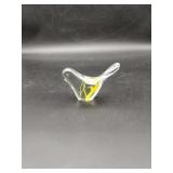 Glass Bird Paperweight