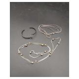 3 Silver Jewelry Items (stamped)