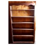 6 Shelf Wooden Bookshelf