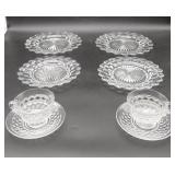 Clear Fostoria Glassware Lot