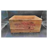 Wooden Red Diamond Explosives Box