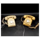 2 Rotary Dial Telephones