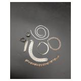 1.6 ounces Stamped Silver Jewelry