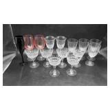 15 Various Stemware Drinking Glasses