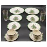 47 Piece Spode Christmas Dishes