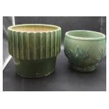 2 Green Planters