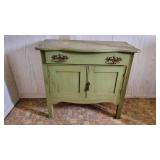 Wash Stand Painted Green