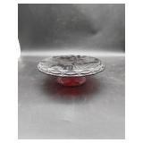 Avon Cape Cod Cake Footed Cake Platter.