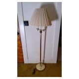 Brass Floor Lamp with Shade