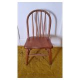 Small Wooden Spidle Back Chair