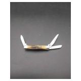 Case xx 3 Blade Bone Handle Folding Knife
