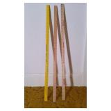 3 Advertising Yard Sticks