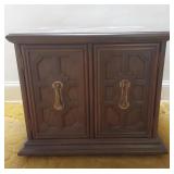 Square Wooden Side Table