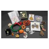 Holiday & Misc Themed Pins & Earrings