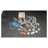 Sea Shell Necklace & Earrings & Misc