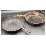 2 Cast Iron Skillets