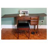 Sears Kenmore Sewing Machine and Stool
