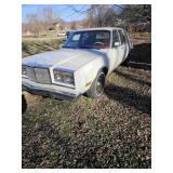 85 Chrysler New Yorker. 4 Door sedan.