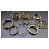 Goldtone & Silvertone Bangle Bracelets