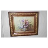 Framed Flower Picture