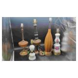 5 Table Lamps with No Shades