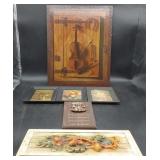 Box of Misc Wall Art