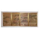 4 Panel Japanese Print Art