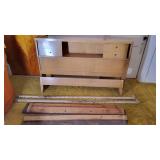 Wooden Bed Frame with Headboard