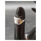 18k White Gold Ring (unmarked)