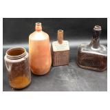 Great Western Amber Bottle, Old Cabin Whiskey