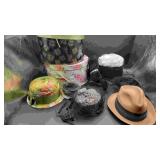 Various Vtg Womens Hats and Hat Boxes