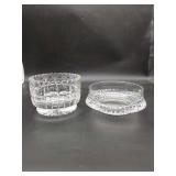 2 Lead Crystal Bowls.