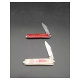 Two Coca-Cola Advertising Knives