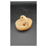 Alabaster Basket with Handle